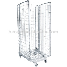 Top vente roulement cage chariot, mouvement cage à rouleaux, un récipient métallique